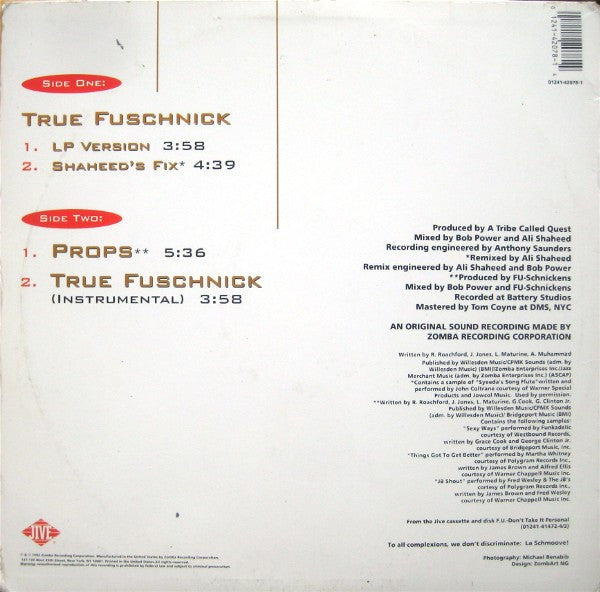 Fu-Schnickens - True Fuschnick (VG+) (Vinyl LP)