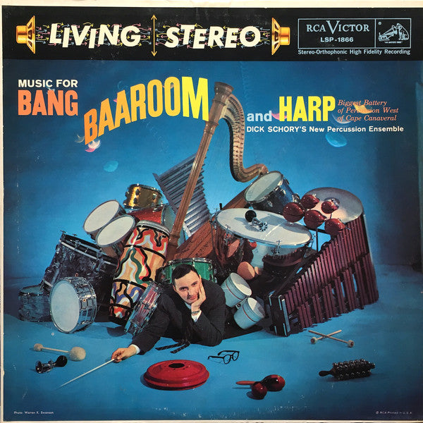 Schory's, Dick New Percussion Ensemble - Music For Bang, Baaroom And Harp (VG+) (Vinyl LP)