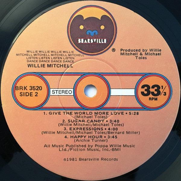 Mitchell, Willie - Willie...Mitchell...Listen...Dance (VG) (Vinyl LP)