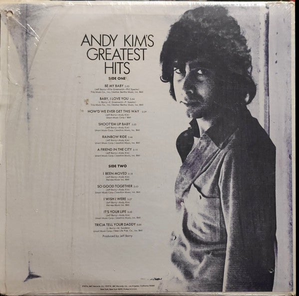 Kim, Andy - Andy Kim's Greatest Hits (VG+) (Vinyl LP)