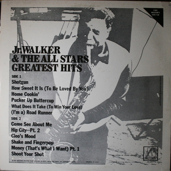 Walker, Jr. & The All Stars - Greatest Hits (VG) (Vinyl LP)