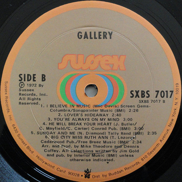 Gallery  - Nice To Be With You (NM or M-) (Vinyl LP)