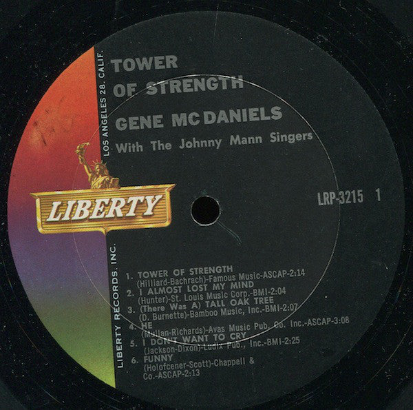 McDaniels, Gene - Tower Of Strength (VG+) (Vinyl LP)