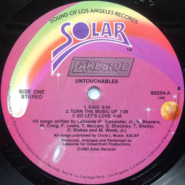 Lakeside - Untouchables (Vinyl, G+) (Vinyl LP)