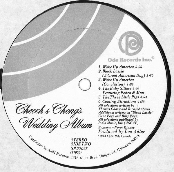 Cheech & Chong - Cheech & Chong's Wedding Album (Vinyl, VG) (Vinyl LP)