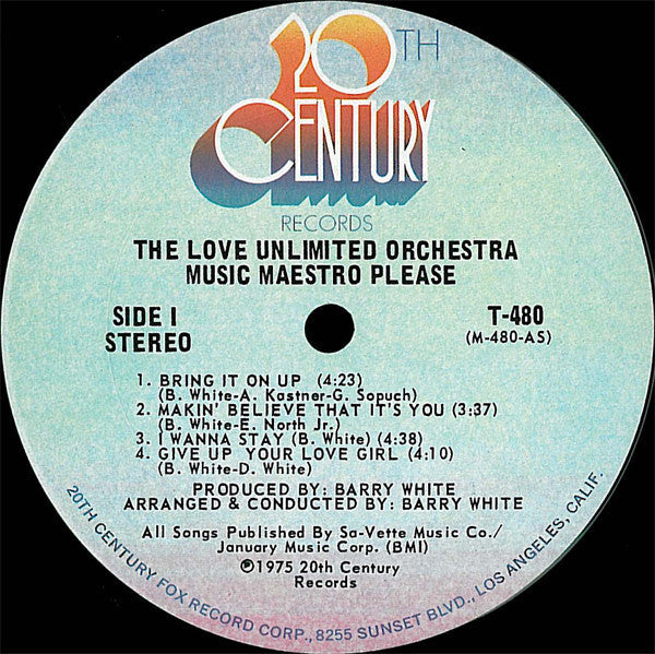Love Unlimited Orchestra - Music Maestro Please (Vinyl, VG) (Vinyl LP)