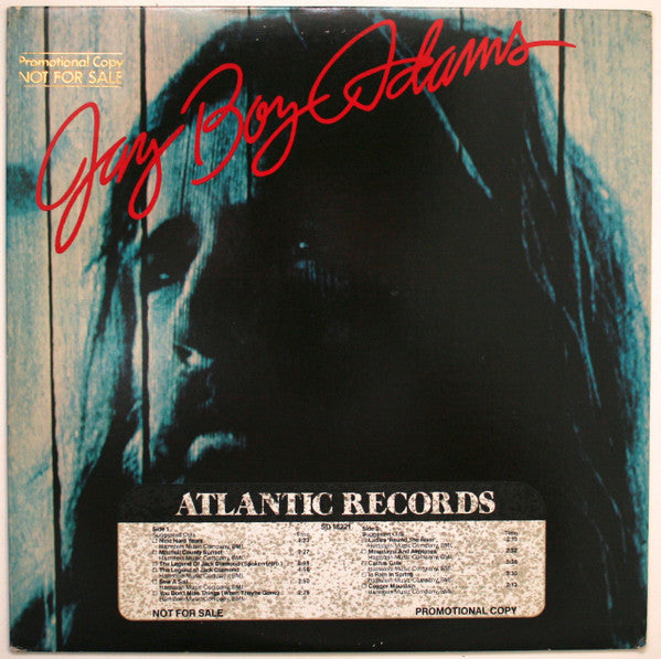 Adams, Jay Boy - Jay Boy Adams (VG+) (Vinyl LP)