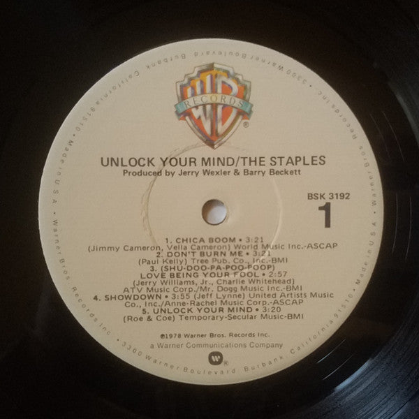 Staples - Unlock Your Mind (VG+) (Vinyl LP)
