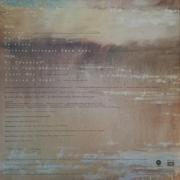 Cole, Natalie - Thankful (VG) (Vinyl LP)