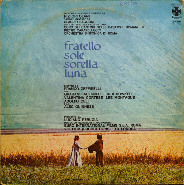 Fratello Sole Sorella Luna (Original Soundtrack) - Ortolani, Riz (VG) (Vinyl LP)