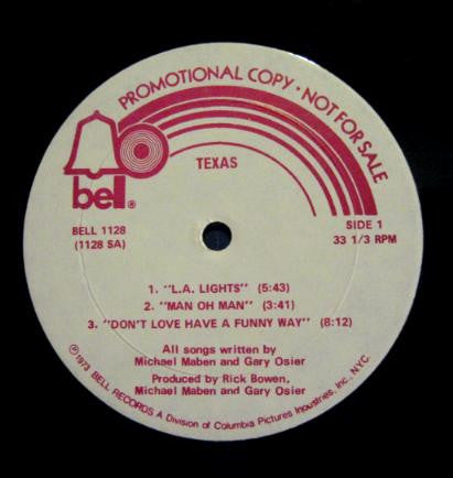 Texas - Texas (VG) (Vinyl LP)