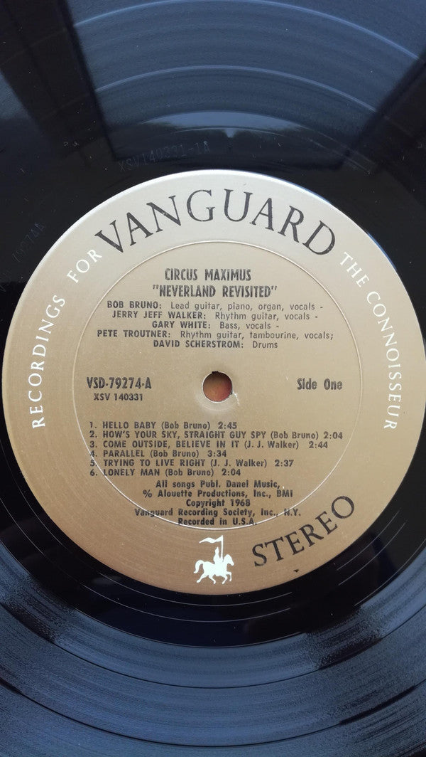 Circus Maximus - Neverland Revisited (VG+) (Vinyl LP)