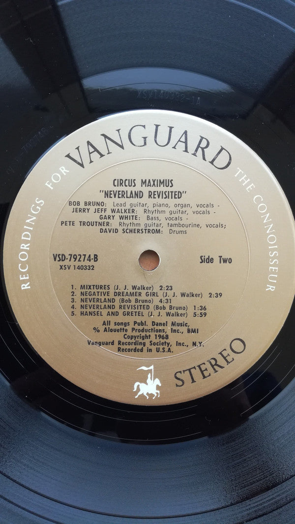 Circus Maximus - Neverland Revisited (VG+) (Vinyl LP)