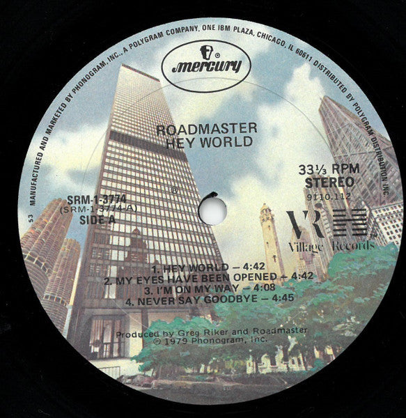 Roadmaster  - Hey World (Vinyl, VG+) (Vinyl LP)