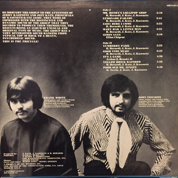 Tricycle - Tricycle (VG+) (Vinyl LP)