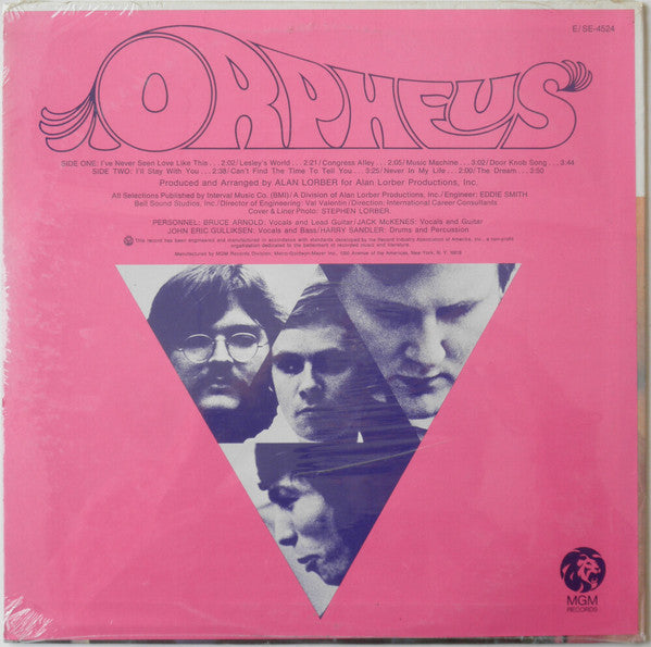 Orpheus - Orpheus (VG) (Vinyl LP)