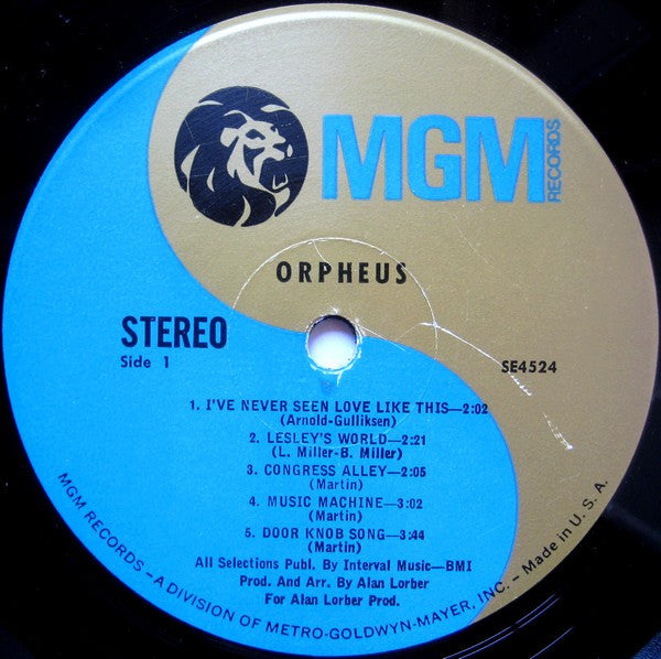 Orpheus - Orpheus (VG) (Vinyl LP)