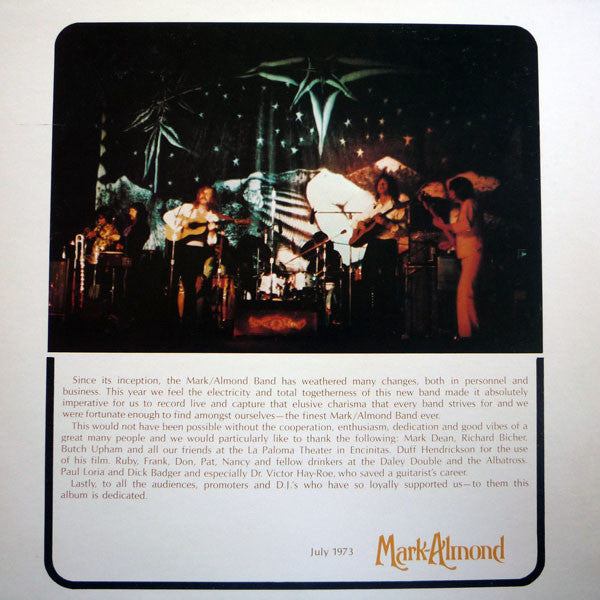 Mark-Almond - 73 (VG+) (Vinyl LP)