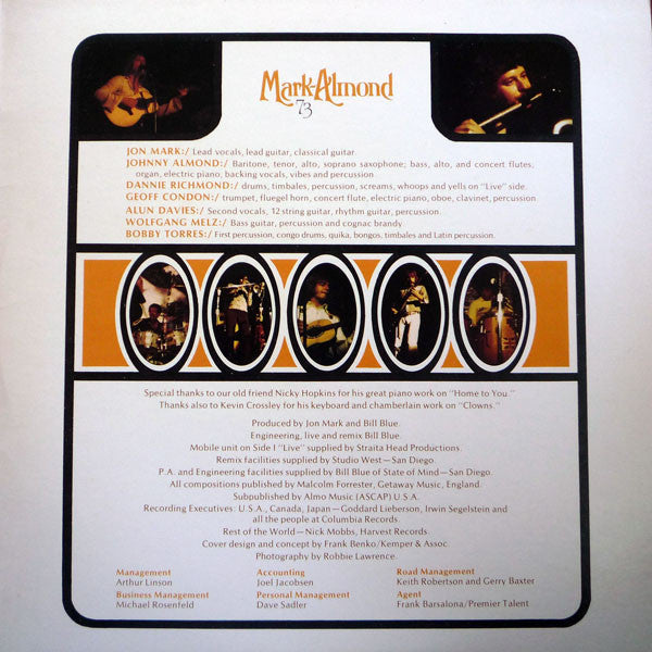 Mark-Almond - 73 (VG+) (Vinyl LP)