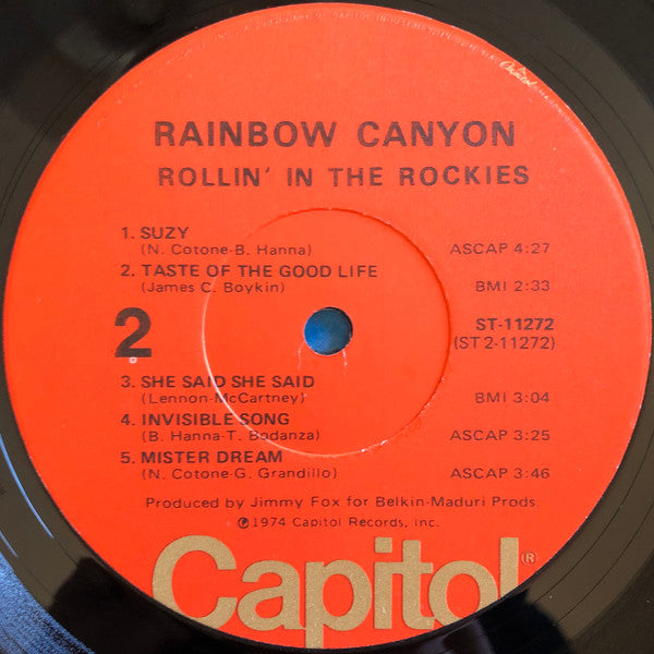 Rainbow Canyon - Rollin' In The Rockies (VG) (Vinyl LP)