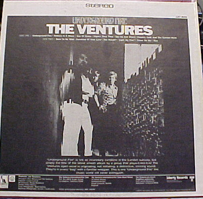 Ventures - Underground Fire (Vinyl, VG) (Vinyl LP)