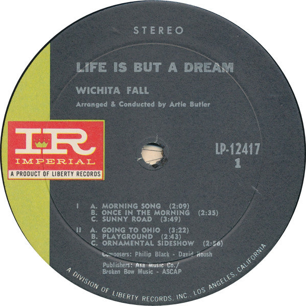 Wichita Fall - Life Is But A Dream (VG+) (Vinyl LP)