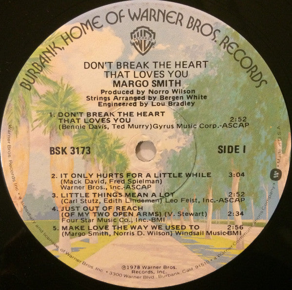 Smith, Margo - Don't Break The Heart That Loves You (Vinyl, VG+) (Vinyl LP)