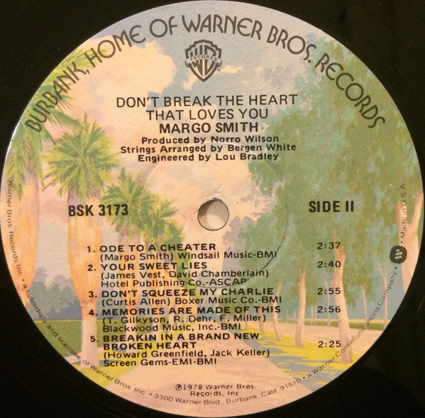 Smith, Margo - Don't Break The Heart That Loves You (Vinyl, VG+) (Vinyl LP)
