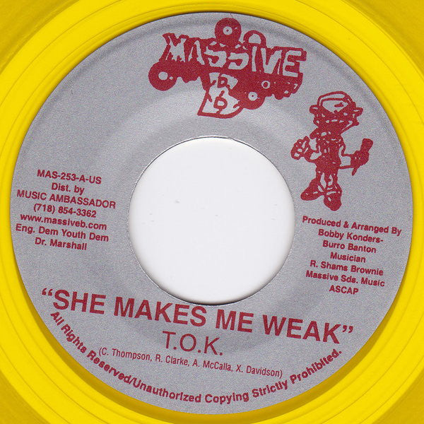 T.O.K. - She Makes Me Weak (VG) (Vinyl LP)