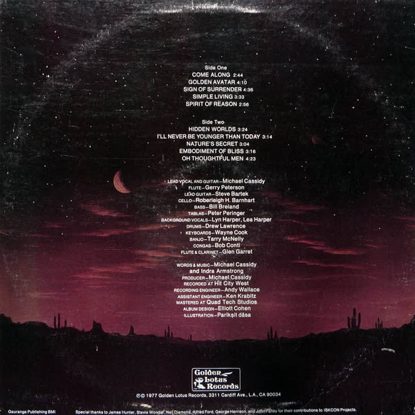 Cassidy, Michael - Nature's Secret (VG+) (Vinyl LP)