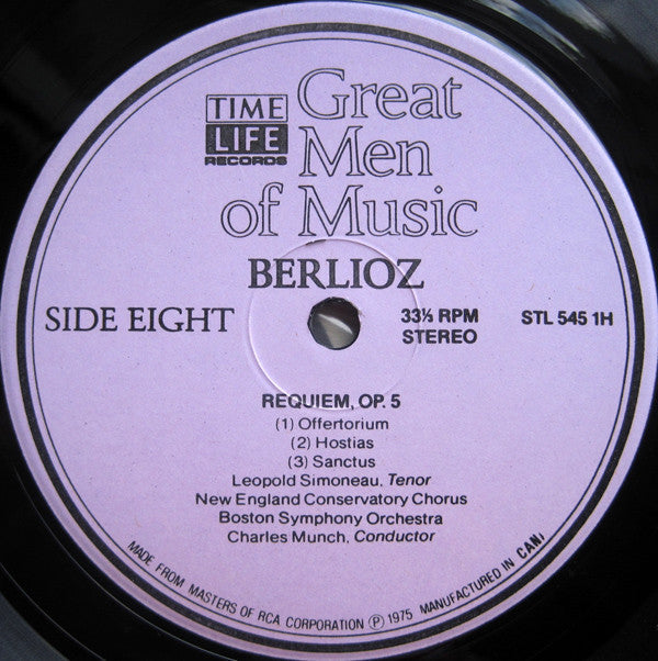 Berlioz, Hector - Great Men Of Music (VG+) (Vinyl LP)