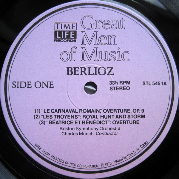 Berlioz, Hector - Great Men Of Music (VG+) (Vinyl LP)