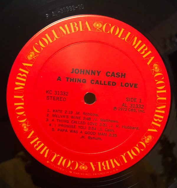 Cash, Johnny - A Thing Called Love (Vinyl, G+) (Vinyl LP)