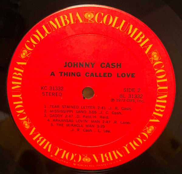 Cash, Johnny - A Thing Called Love (Vinyl, G+) (Vinyl LP)