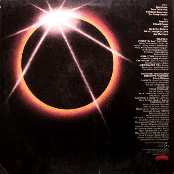 Eclipse  - Night And Day (VG+) (Vinyl LP)