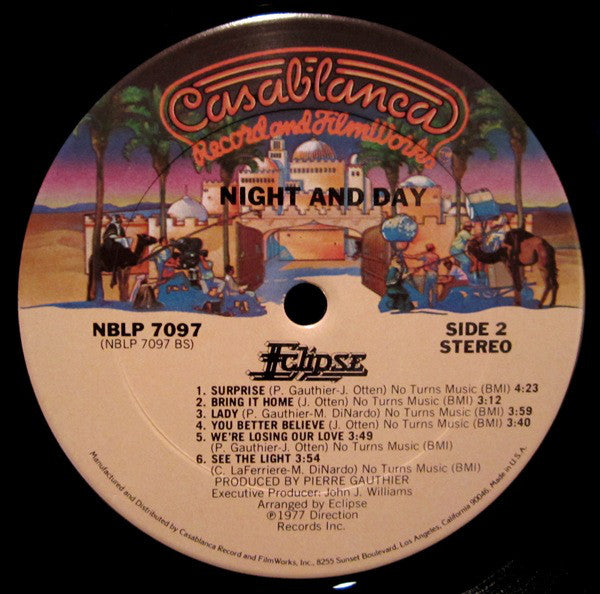 Eclipse  - Night And Day (VG+) (Vinyl LP)