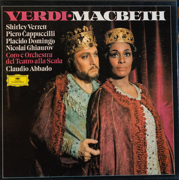 Verdi - Shirley Verrett, Piero Cappuccilli, Placido Domingo, Nicolai Ghiaurov, Coro E Orchestra Del Teatro Alla Scala, Claudio Abbado - Macbeth (NM or M-) (Vinyl LP)