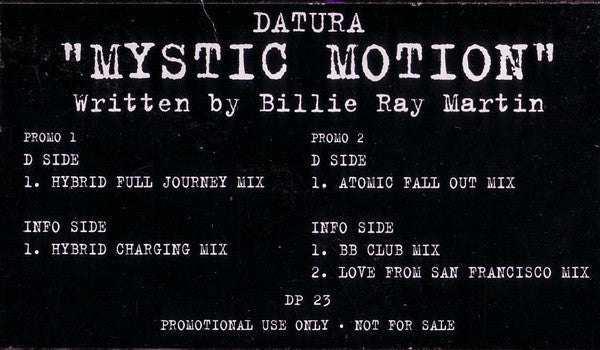 Datura - Mystic Motion (VG+) (Vinyl LP)