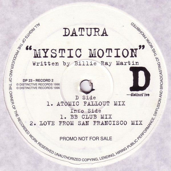 Datura - Mystic Motion (VG+) (Vinyl LP)