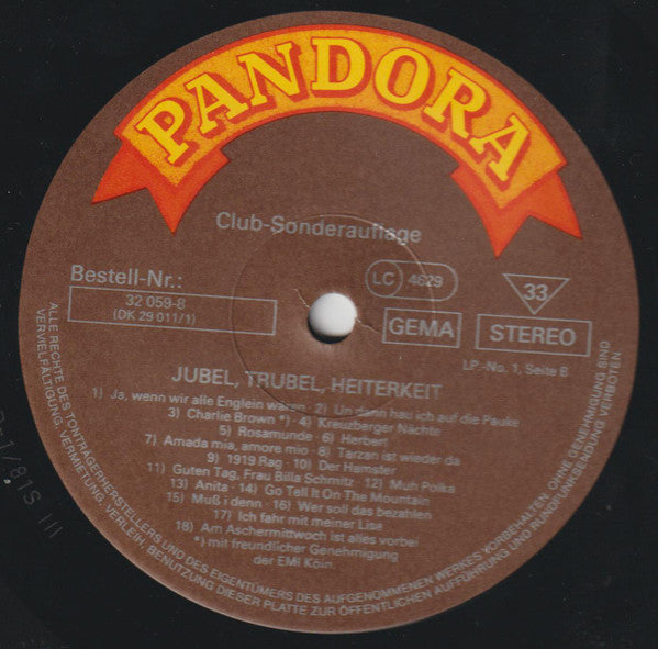 Various - Jubel, Trubel, Heiterkeit (73 Party-Hits) (VG+) (Vinyl LP)