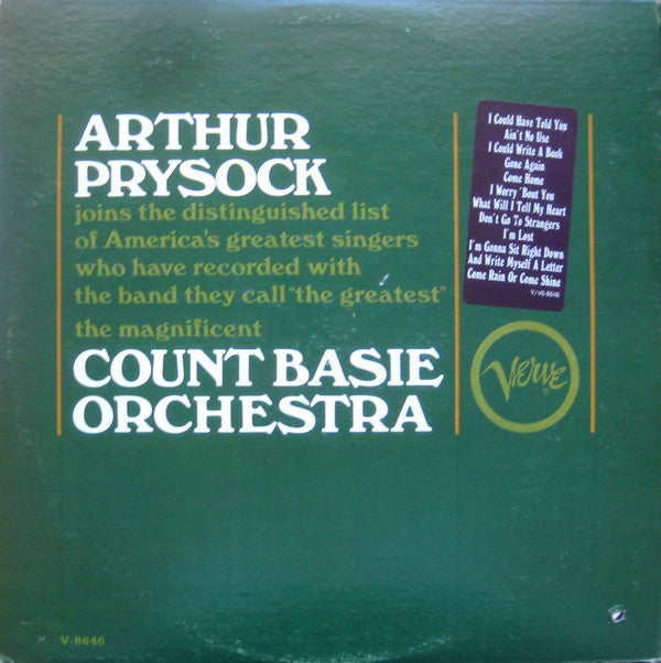 Prysock, Arthur / Count Basie - Arthur Prysock / Count Basie (Vinyl, VG+) (Vinyl LP)