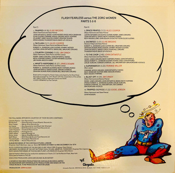 Various - Flash Fearless Versus The Zorg Women Parts 5 & 6 (Vinyl, VG+) (Vinyl LP)