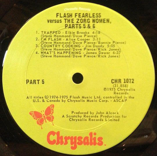 Various - Flash Fearless Versus The Zorg Women Parts 5 & 6 (Vinyl, VG+) (Vinyl LP)