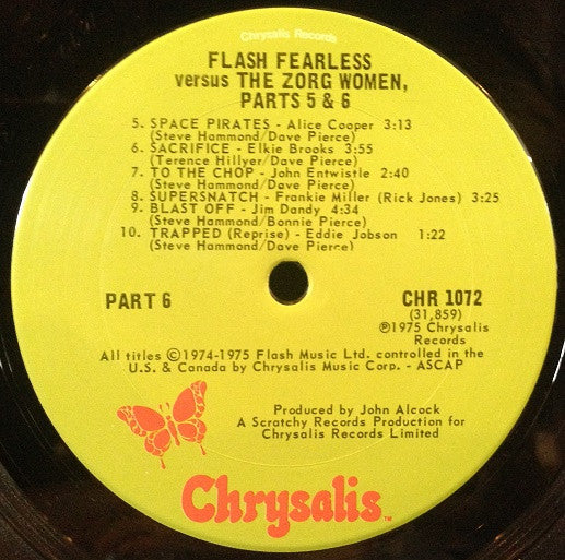 Various - Flash Fearless Versus The Zorg Women Parts 5 & 6 (Vinyl, VG+) (Vinyl LP)