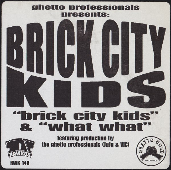 Ghetto Professionals Present: Brick City Kids - Brick City Kids (VG+) (Vinyl LP)