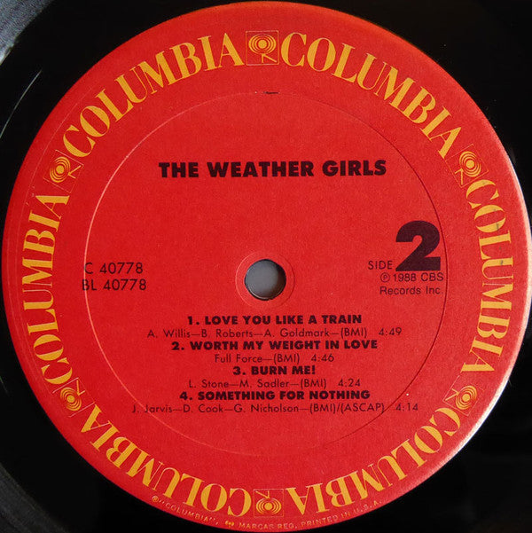 Weather Girls - The Weather Girls (VG+) (Vinyl LP)