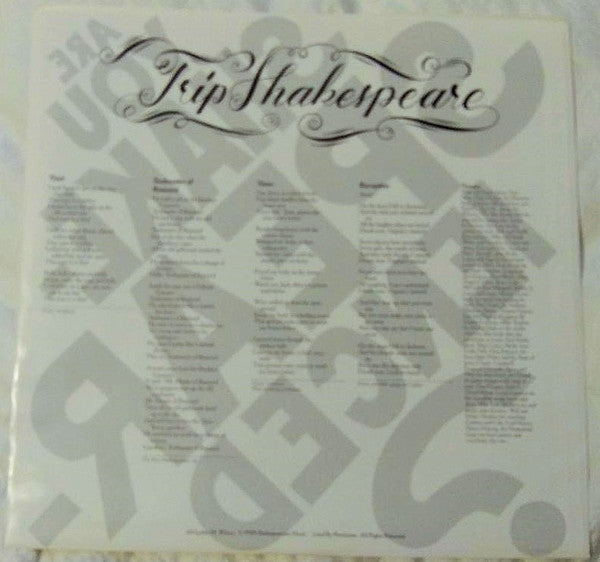 Trip Shakespeare - Are You Shakespearienced? (VG+) (Vinyl LP)