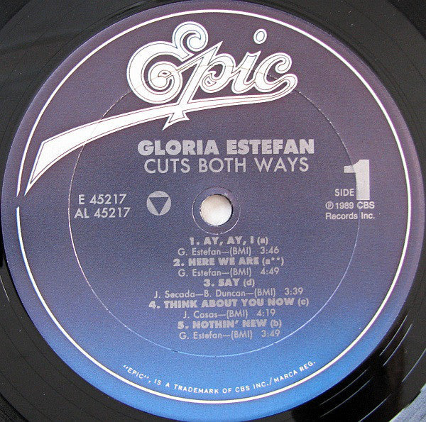 Estefan, Gloria - Cuts Both Ways (NM or M-) (Vinyl LP)