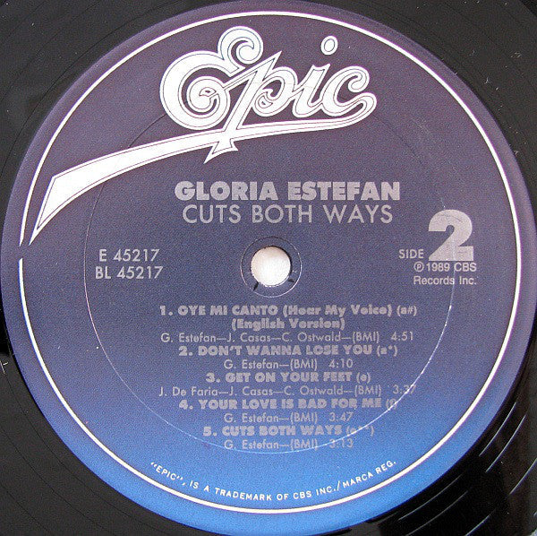 Estefan, Gloria - Cuts Both Ways (NM or M-) (Vinyl LP)