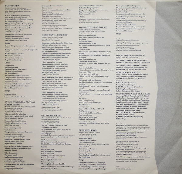Estefan, Gloria - Cuts Both Ways (NM or M-) (Vinyl LP)